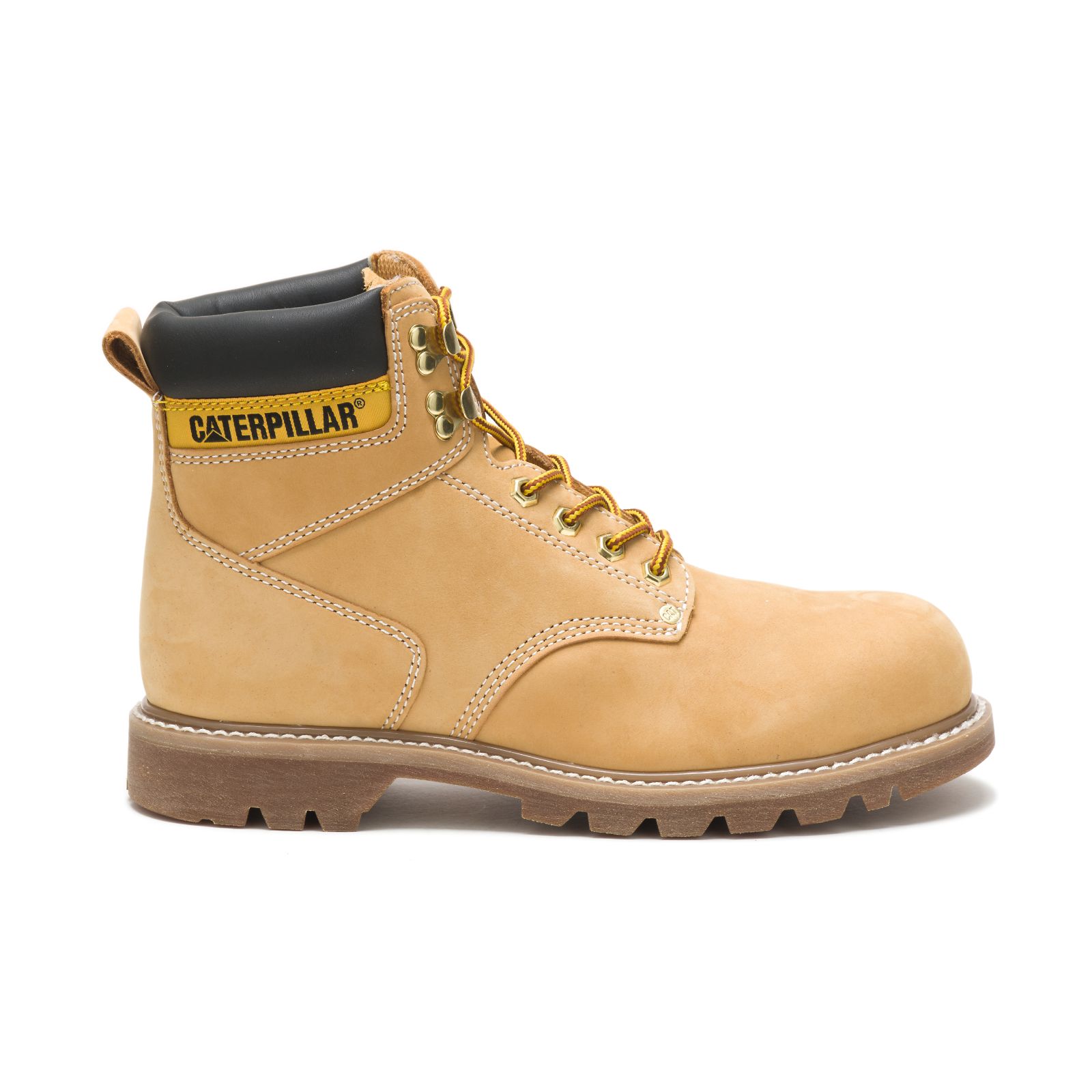 Caterpillar Second Shift Steel Toe - Mens Steel Toe Boots - Orange - NZ (935YLGAIR)